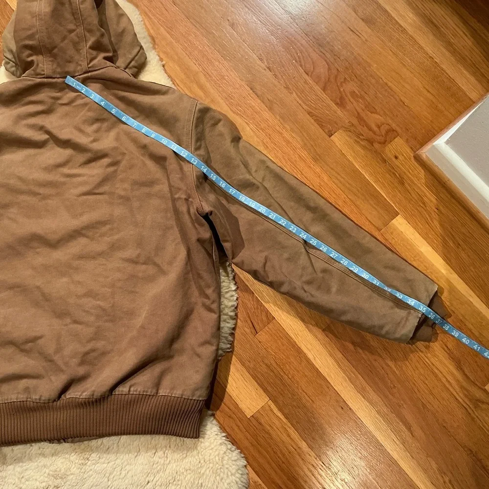 Vintage distressed tan hooded Carhartt jacket - Picture 12 of 12